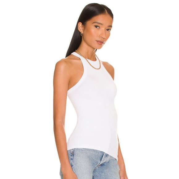 NEW Commando Studio Rib Tank in White Racerback Racer Small Medium - Picture 2 of 4